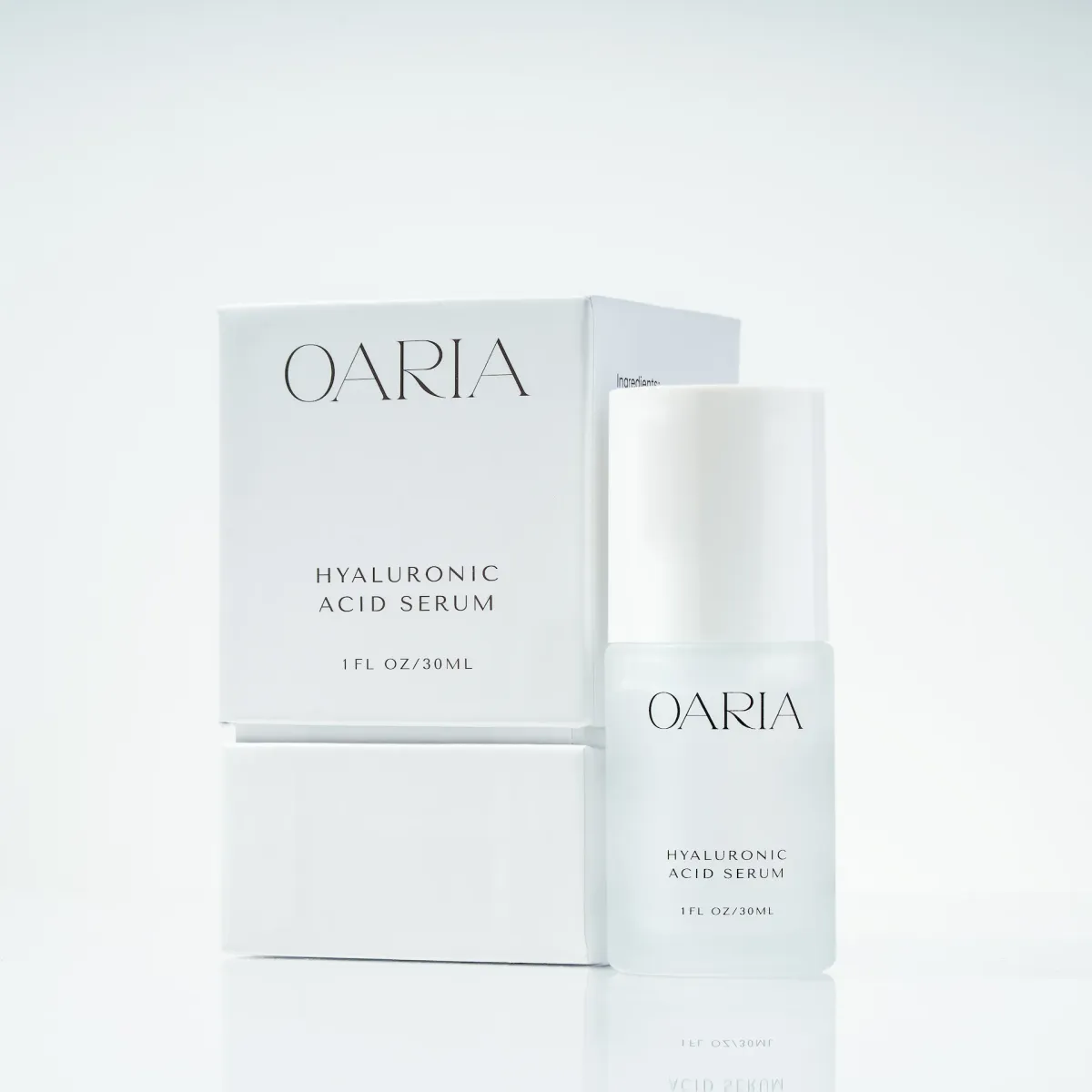 OARIA serum with box packaging